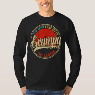 Grumpy The Man The Myth The Legend Father's Day T-Shirt