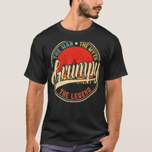 Grumpy The Man The Myth The Legend Father's Day T-Shirt