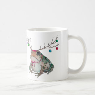 Grumpy Toad Enjoying the Holidays Coffee Mug