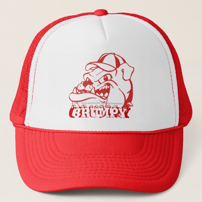 "GRUMPY" TRUCKER HAT (Front)