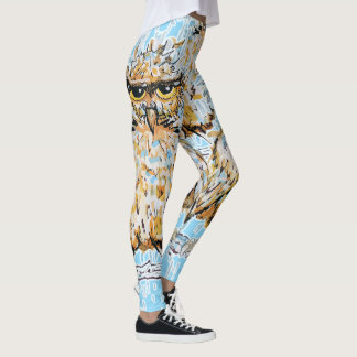 Grumpy Wet Owl Leggings