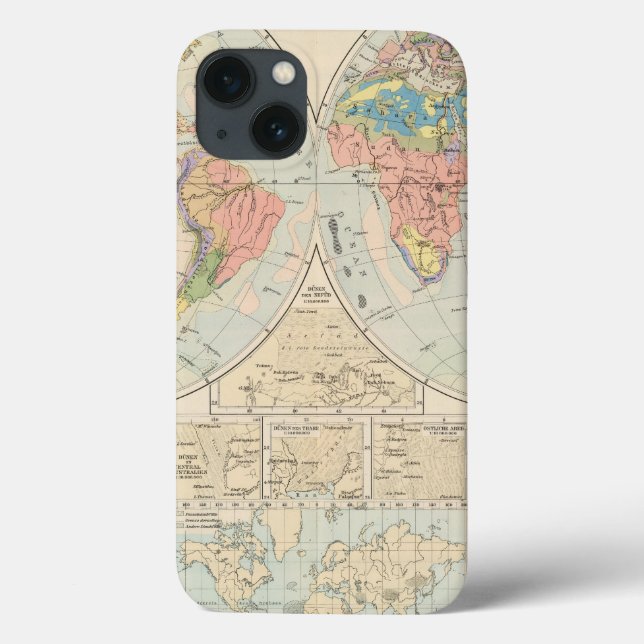 Grund u Boden - Soil Atlas Map Case-Mate iPhone Case (Back)