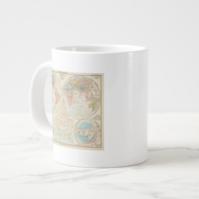 Grund u Boden - Soil Atlas Map Large Coffee Mug (Front Left)