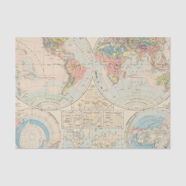 Grund u Boden - Soil Atlas Map Tissue Paper (Front)