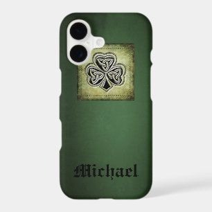 Grundge trendy lucky Irish shamrock personalised