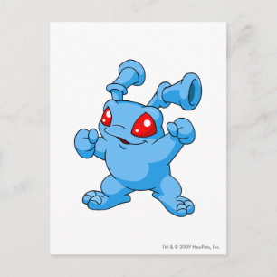 Grundo Blue Postcard