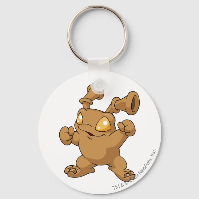 Grundo Brown Key Ring (Front)