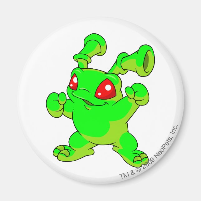 Grundo Glowing Magnet (Front)