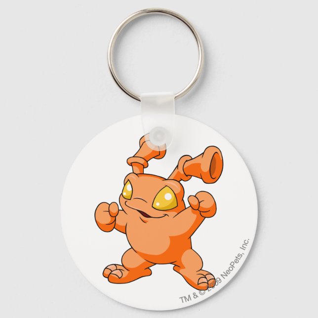Grundo Orange Key Ring (Front)