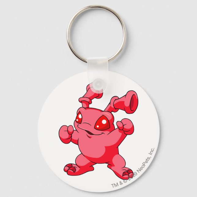 Grundo Red Key Ring (Front)