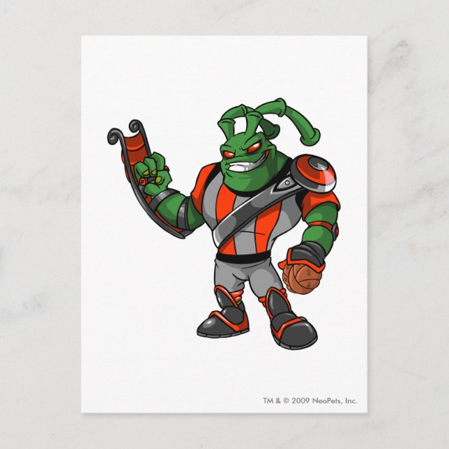 Grundo Virtupets Space Station Player Postcard (Front)