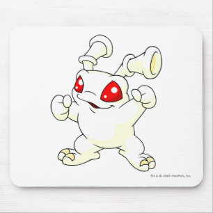Grundo White Mouse Pad