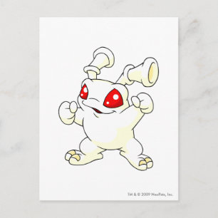 Grundo White Postcard