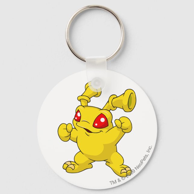 Grundo Yellow Key Ring (Front)
