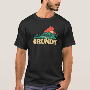 Grundy Virginia Mountains Blue Ridge Outdoors Grap T-Shirt