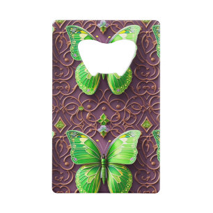 Grüner Schmetterling 3D Optik
