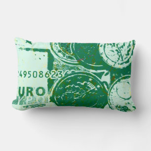 Grünes Geld Lumbar Cushion