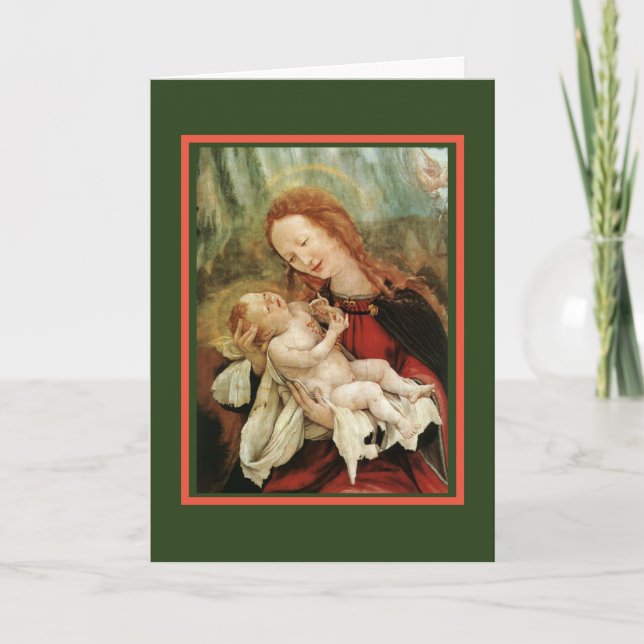 GRUNEWALD CHRISTMAS CARD "FROHE WEIHNACHTEN" (Front)