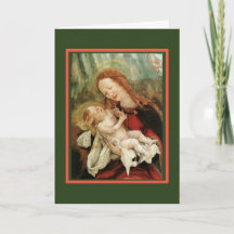 GRUNEWALD CHRISTMAS CARD "FROHE WEIHNACHTEN"