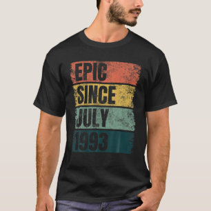 Grunge 28Th Birthday July Idea 28 Years Epic Since T-Shirt