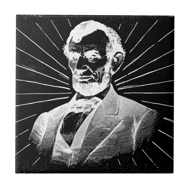 grunge abraham lincoln tile (Front)
