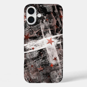 Grunge, abstract. iPhone 16 plus case