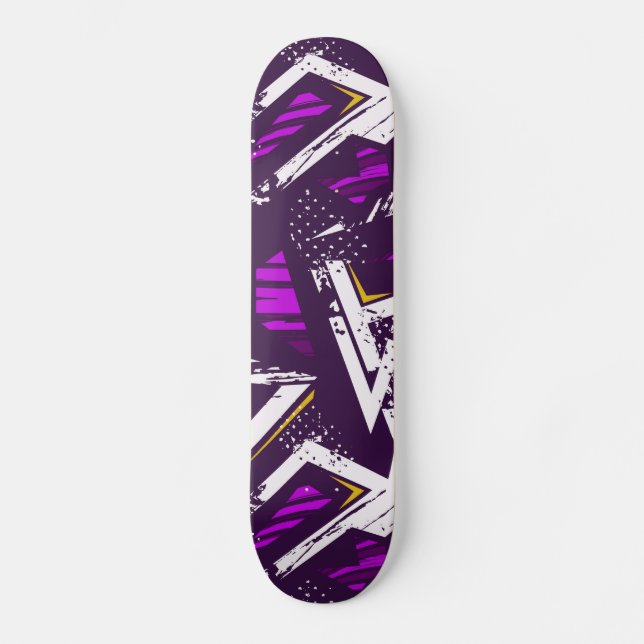 Grunge Abstract Skateboard (Front)