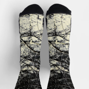 Grunge abstract socks