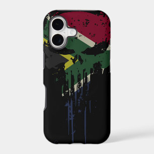 Grunge Africa skull Case-Mate iPhone Case
