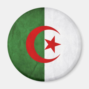 Grunge Algeria National Flag Magnet