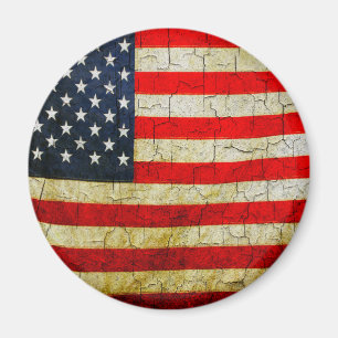 Grunge America flag Magnet