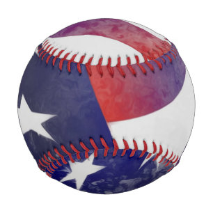 Grunge American Flag Baseball