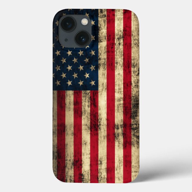 Grunge American Flag Case-Mate iPhone Case (Back)