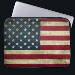 Grunge American Flag Laptop Sleeve<br><div class="desc">Grunge American Flag design. Perfect gift for home,  office or decoration.</div>
