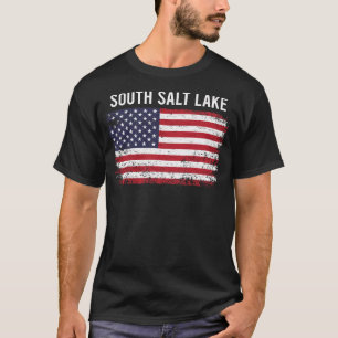 Grunge American Flag South Salt Lake T-Shirt