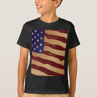 Grunge American flag T-Shirt