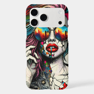 Grunge Art   Fractured Woman Abstract