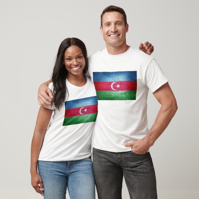 Grunge Azerbaijan flag T-Shirt (Unisex)