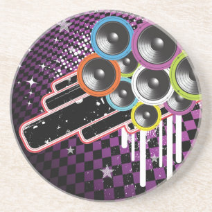 Grunge background coaster