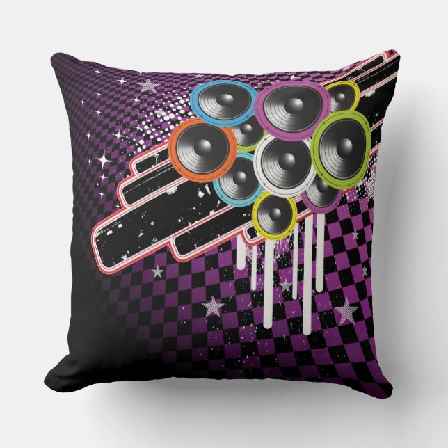 Grunge background cushion (Front)