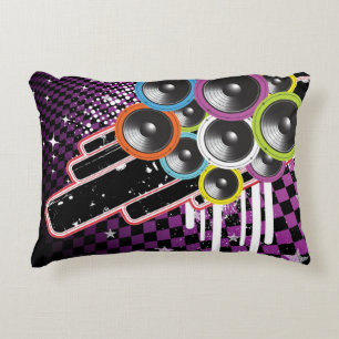 Grunge background decorative cushion