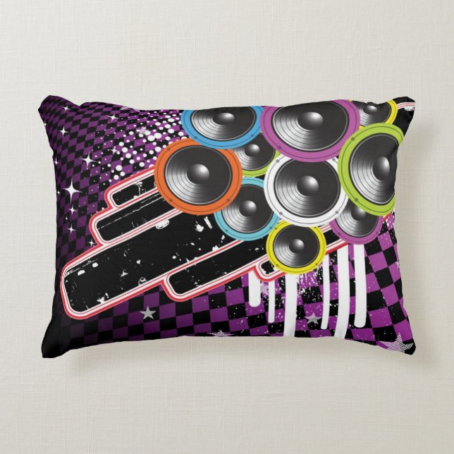Grunge background decorative cushion (Front)