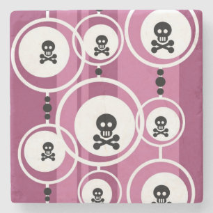 Grunge Background Stone Coaster