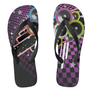 Grunge background thongs