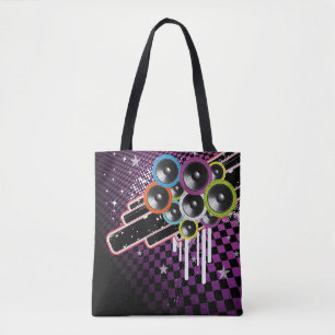 Grunge background tote bag