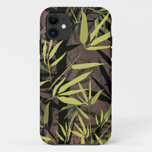 Grunge bamboo forest.  iPhone 11 case