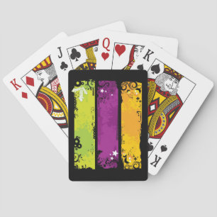 Grunge banners illustration playing cards