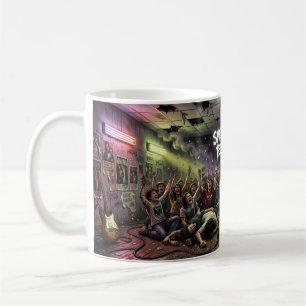 Grunge Basement Rebellion Concert Art Mug