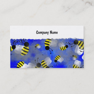 Grunge Bees Business Card