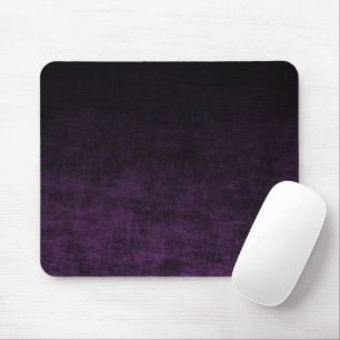 Grunge Black and Purple Ombre Mouse Pad